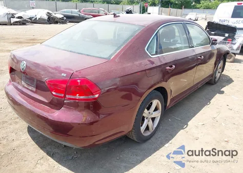 2012 Volkswagen Passat 2.5L Se from USA, damaged, VIN 1VWBH7A39CC077016